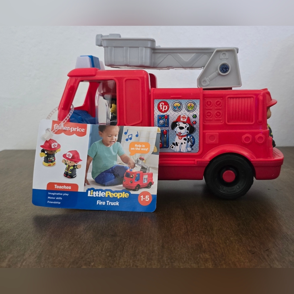 Fisher-Price Little People Helping Others Fire Truck